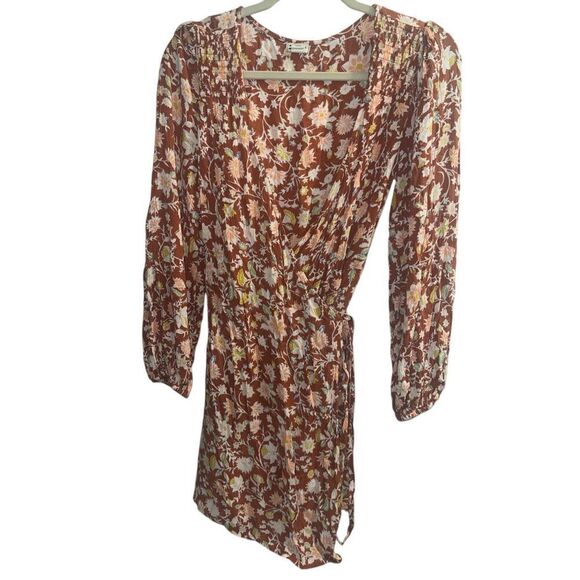 ✨Billabong Spring Romance Mini Wrap Red Clay Sz Large Dress✨ - Picture 7 of 10